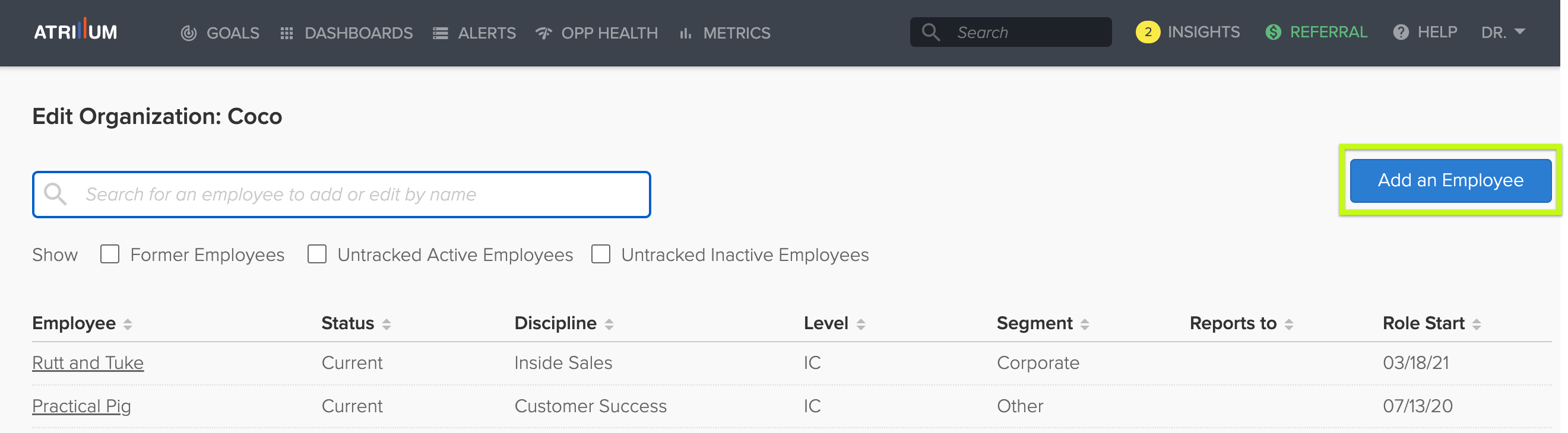 How Do I Add a New Employee? Atrium